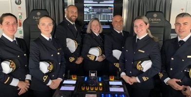 Storia di Serena, prima donna comandante di una grande nave passeggeri, regina della classe Explora di Msc