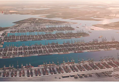 Tuas Port a Singapore